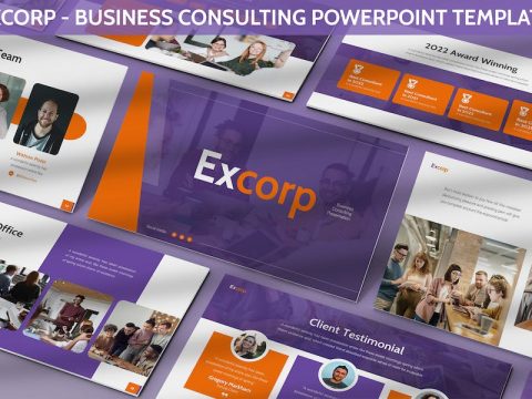 Excorp - Business Consulting Powerpoint Template KZ7N5CP