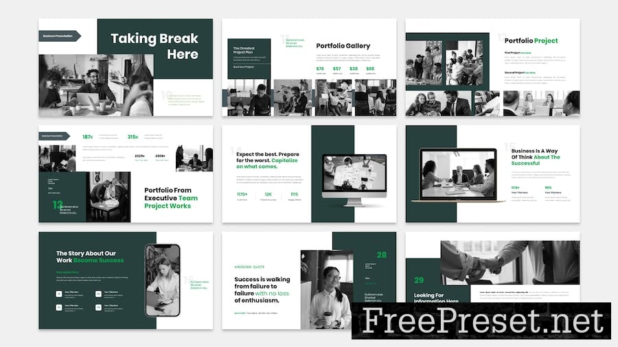 Executive - Business Presentation Keynote Template GCSKKQ7