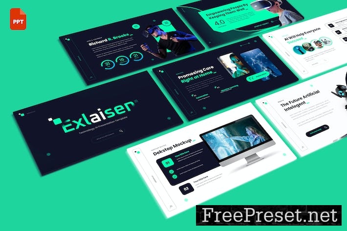 Exlaisen – Artificial Intelligence Template AN8A6GR