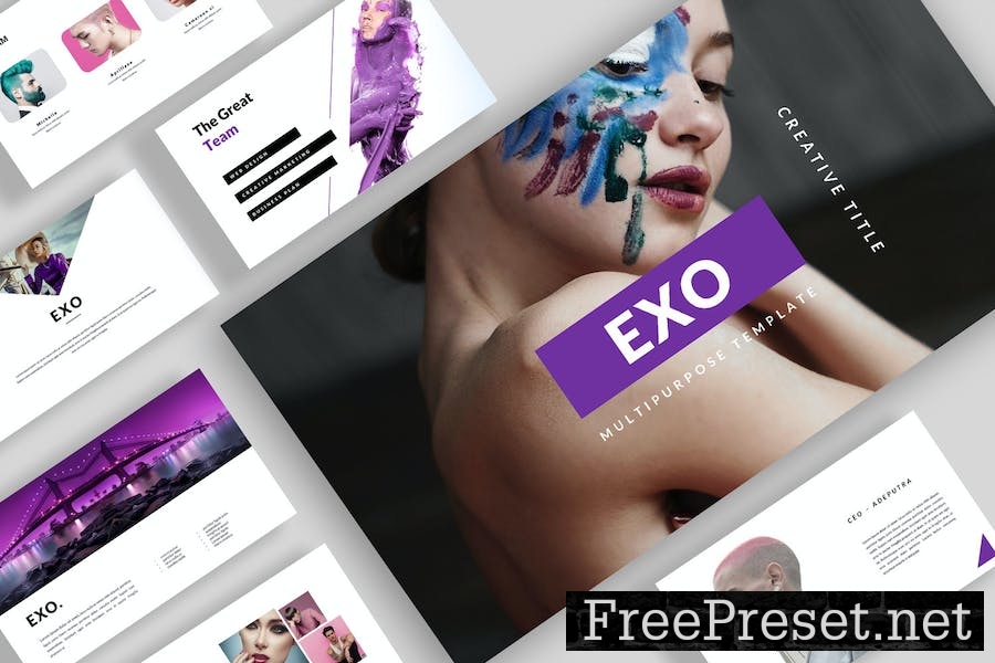 Exo Google Slides Template QYEVZD4