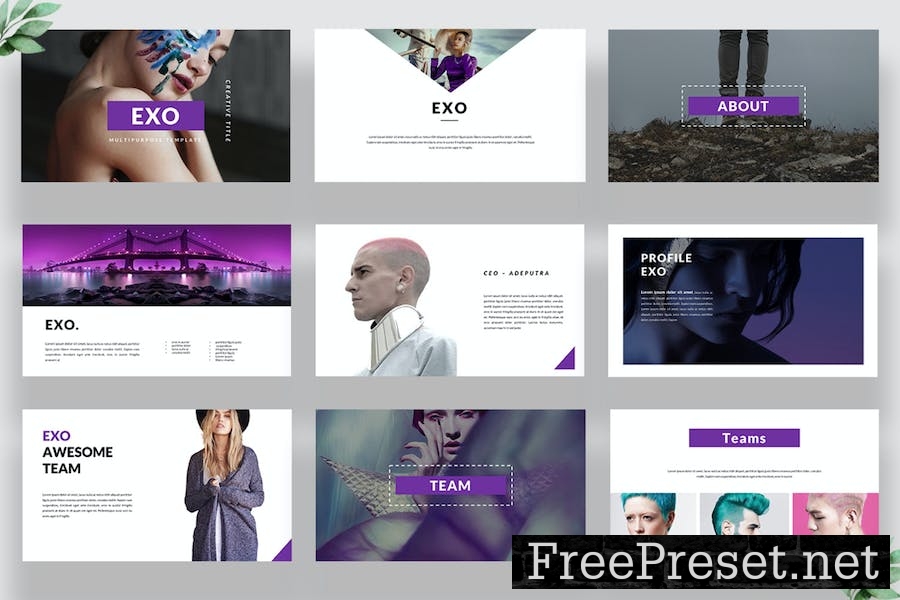 Exo Google Slides Template QYEVZD4