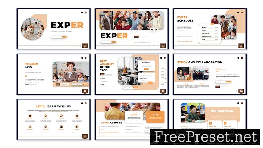 Exper - Education Presentation Keynote Template BQTJXME