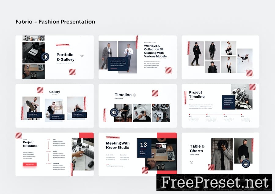 Fabrio - Fashion PowerPoint Presentation BSDVZBK