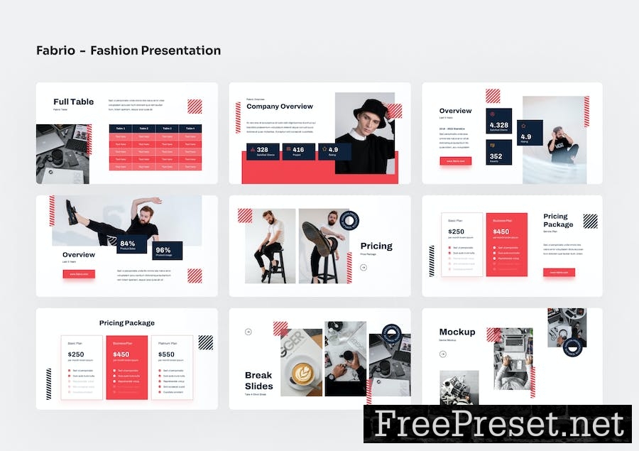 Fabrio - Fashion PowerPoint Presentation BSDVZBK