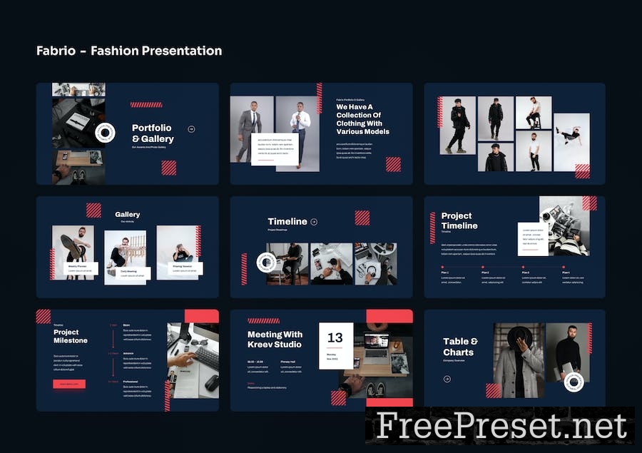 Fabrio - Fashion PowerPoint Presentation BSDVZBK