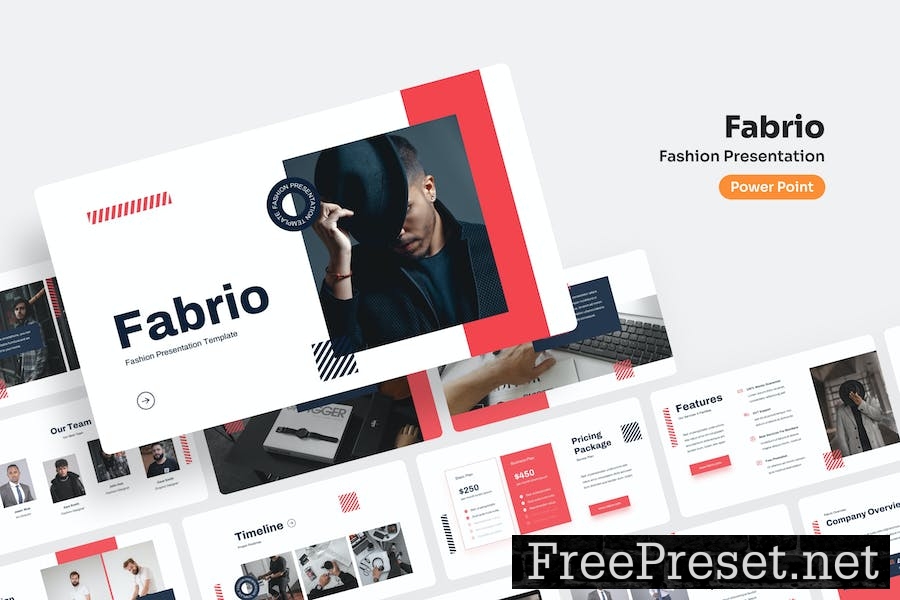 Fabrio - Fashion PowerPoint Presentation BSDVZBK