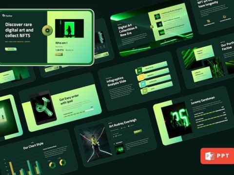 Factive - NFT Creative Digital Powerpoint Template