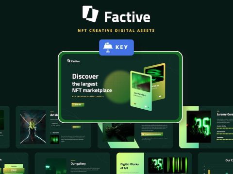 Factive - NFT Creative Keynote Template 2VJMLRH