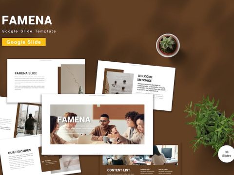 Famena - Google Slide Template