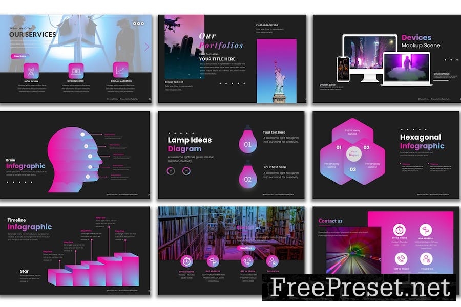 Fancy - Presentation Template NQNDEUJ