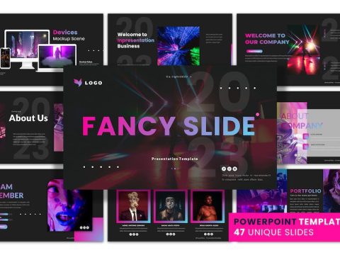 Fancy - Presentation Template NQNDEUJ