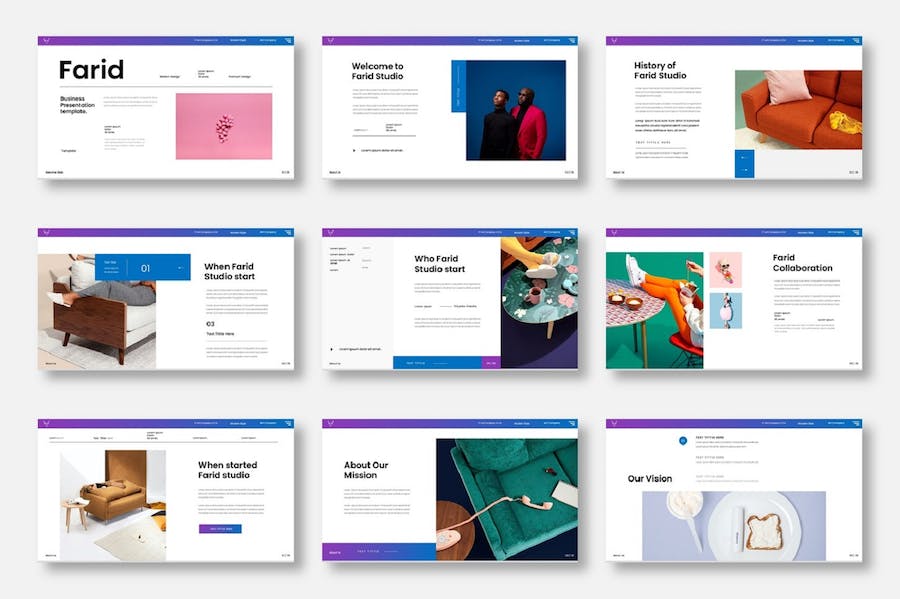 Farid - Business Google Slide Template