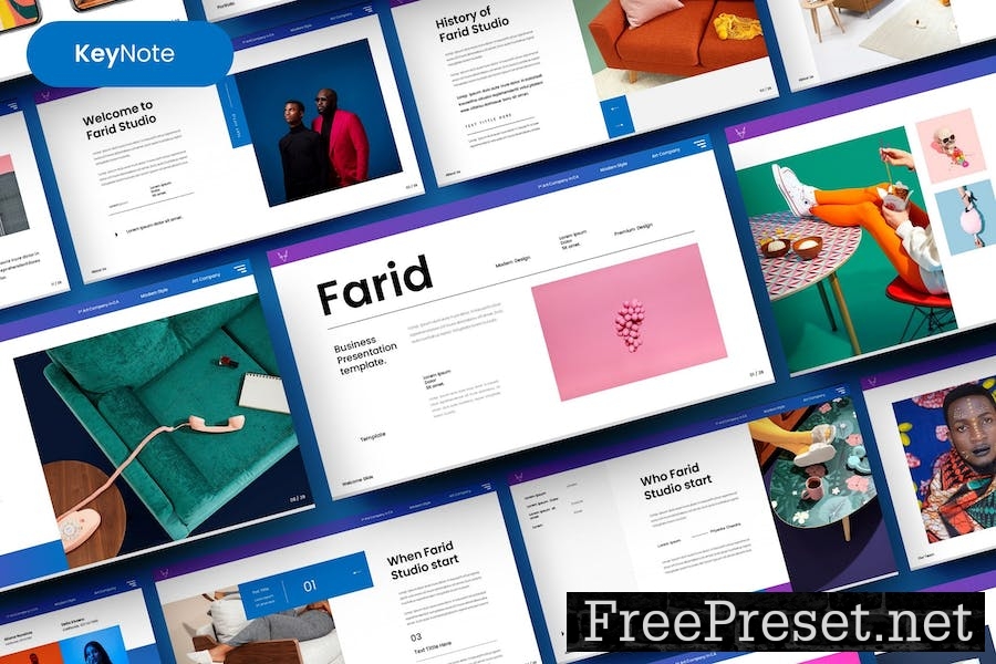 Farid – Business Keynote Template