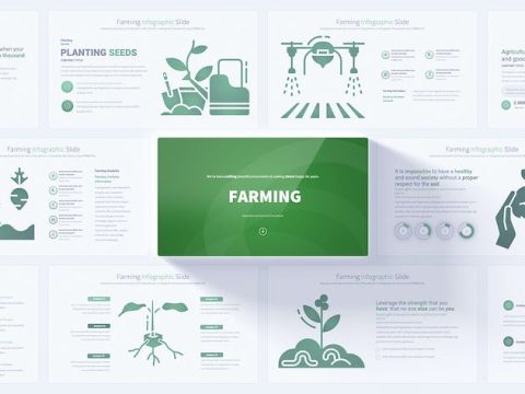 Farming - PowerPoint Infographics Slides RJLWR4W