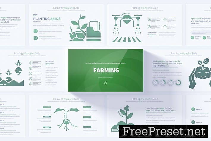 Farming - PowerPoint Infographics Slides RJLWR4W