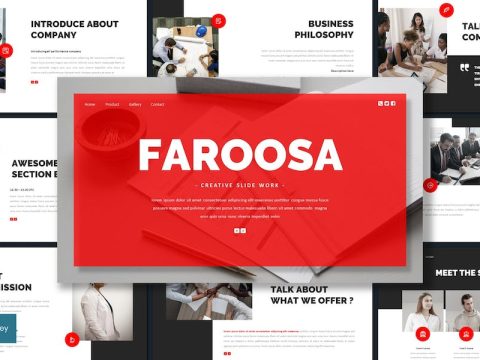 Faroosa - Creative Slide Keynote Template VW2NXVH