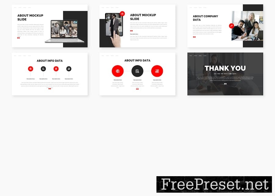 Faroosa - Creative Slide Powerpoint Template 8CBAMJB