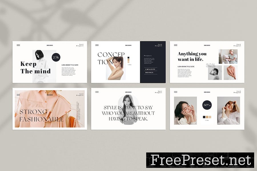 Fashion Look - Book Presentation Template RJQYBNQ