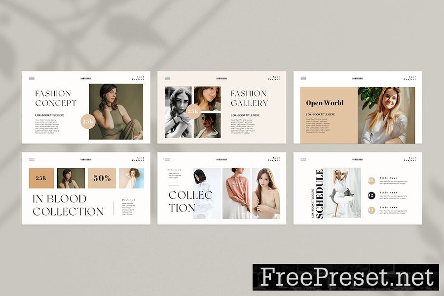 Fashion Look - Book Presentation Template RJQYBNQ