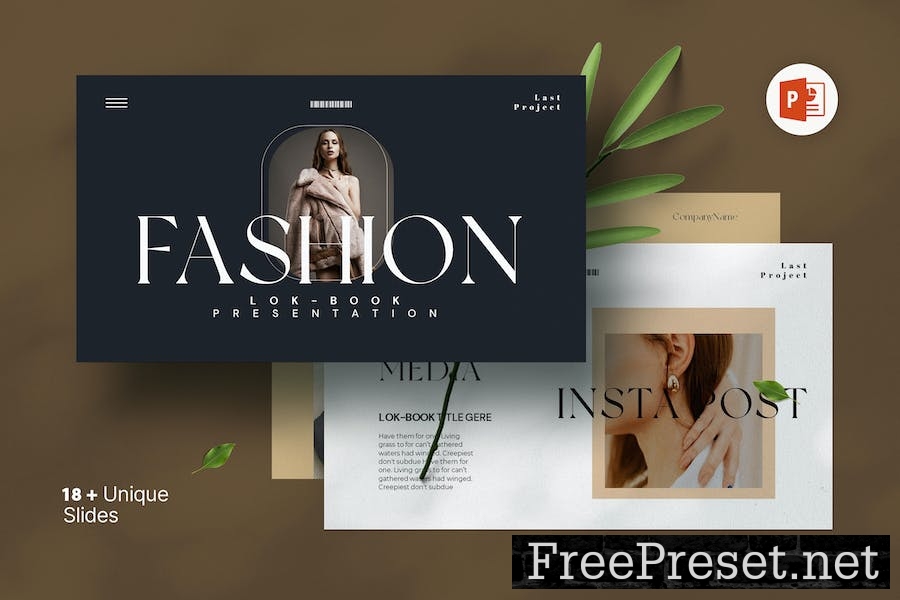 Fashion Look - Book Presentation Template RJQYBNQ