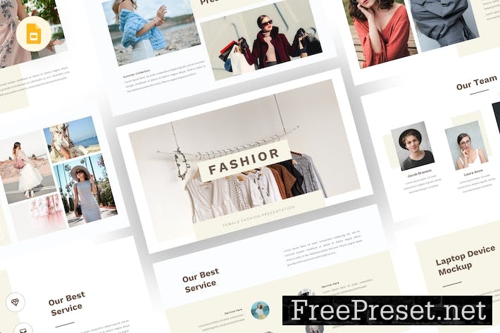 Fashior - Fashion Google Slides Template