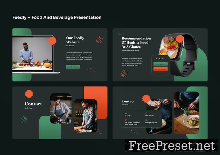 Feedly - Restaurant PowerPoint Presentation DGJMK8T