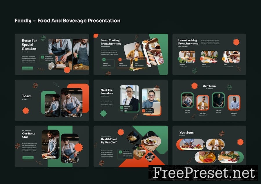 Feedly - Restaurant PowerPoint Presentation DGJMK8T