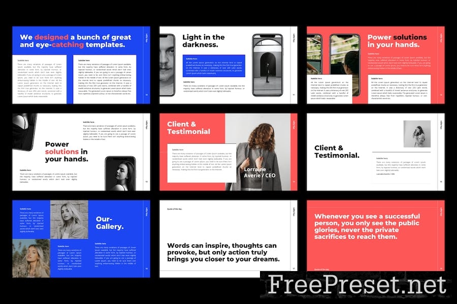 Fifty-Eight PowerPoint Template