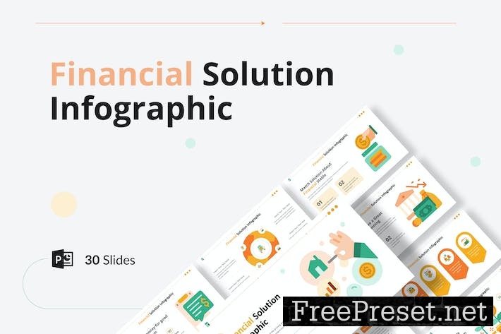 Financial Infographic PowerPoint Template HRRV9KJ