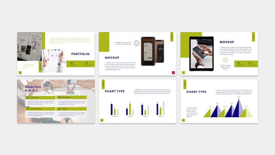 Finanfa - Business Presentation PowerPoint Templat 58L2USM