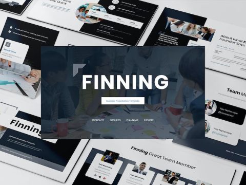 Finning - Business Presentation Google Slide 98K6N8D