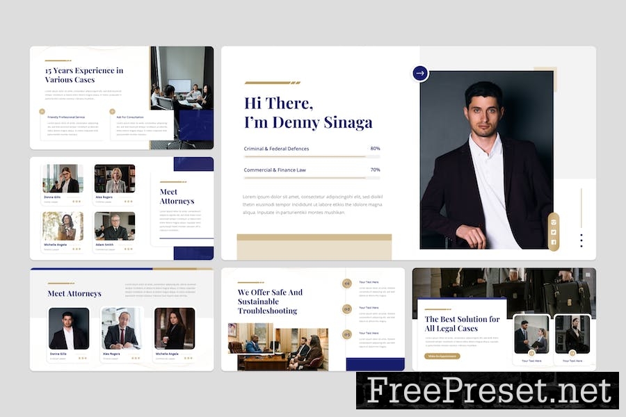 Firma - Lawyer Keynote Template M2KJG35