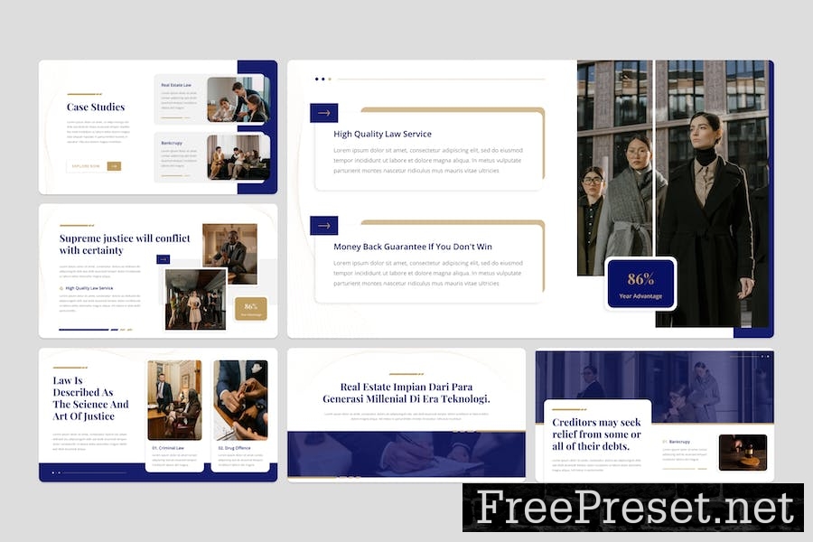 Firma - Lawyer PowerPoint Template 3UUJQ39