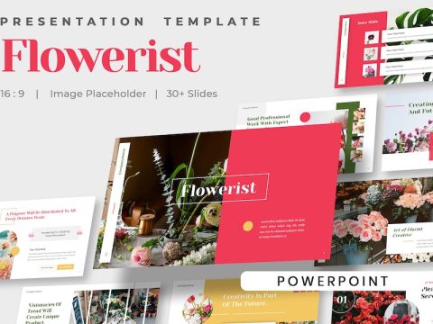 Flowerist - Florist Fine Art Business Powerpoint