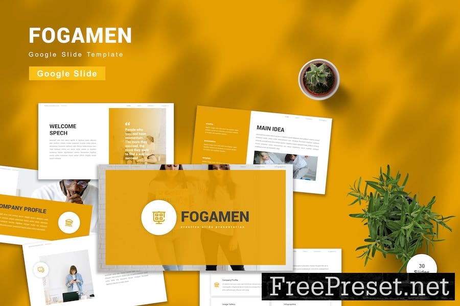 Fogamen - Google Slide Template L9GPYWB