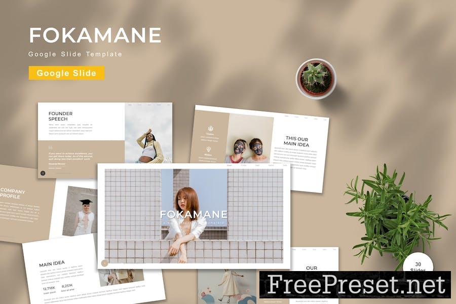 Fokamane - Google Slide Template