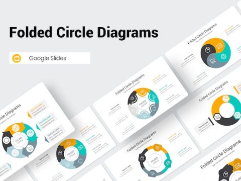 Folded Circle Diagrams Google Slides Presentation NLPKWFM