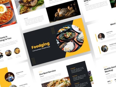 Foodging - Food Google Slides Template YSWXQS7