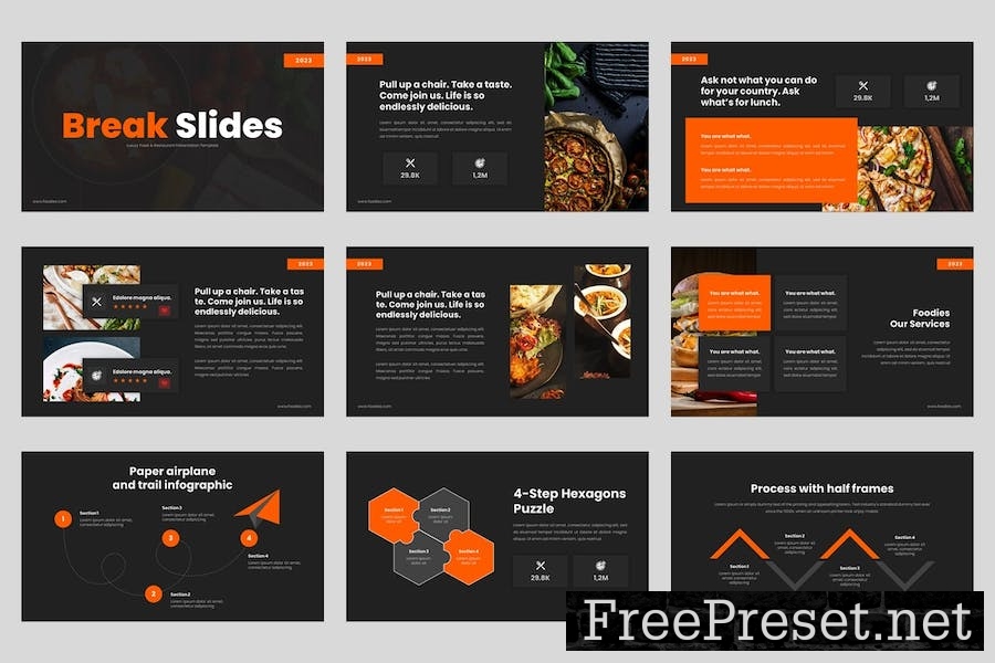 Foodies - Food & Restaurant Keynote Template