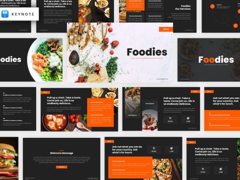 Foodies - Food & Restaurant Keynote Template