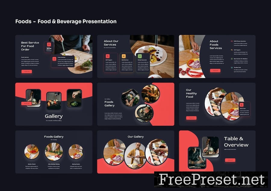 Foods - Restaurant PowerPoint Presentation KLUHU3M