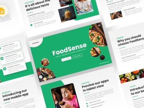 Foodsense - Food Google Slides Template