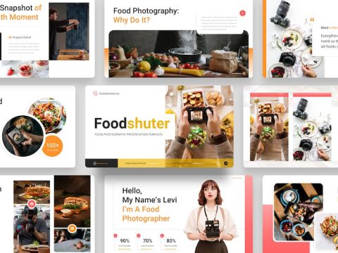 Foodshuter - Food Photography PowerPoint Template YXCGKU4