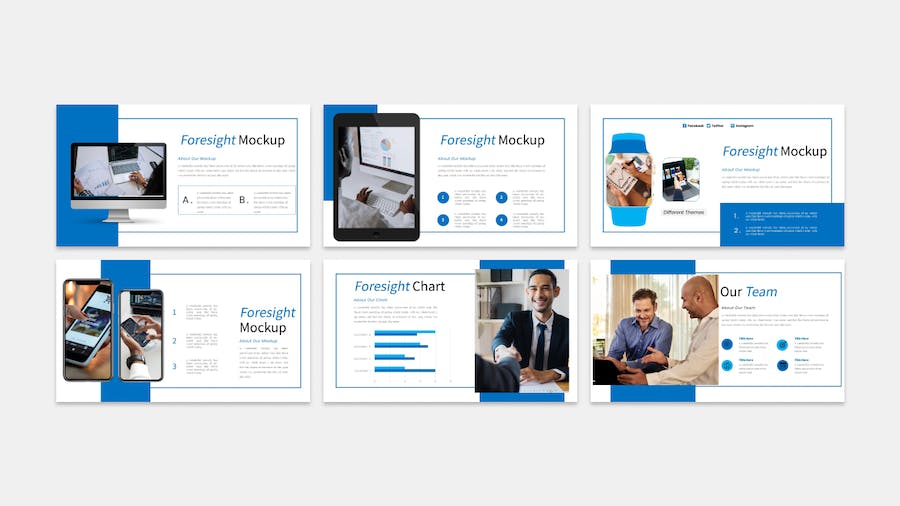 Foresight - Business Presentation Google Slide Tem LDSUV93