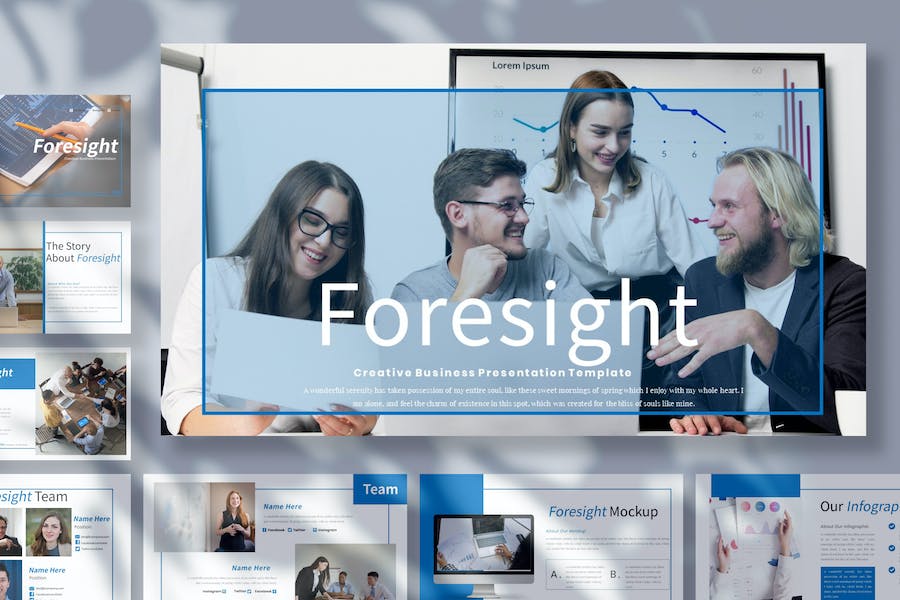 Foresight - Business Presentation Google Slide Tem LDSUV93