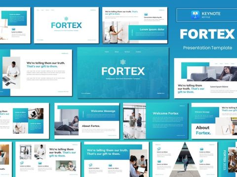 FORTEX - Multipurpose Pitch Deck Keynote Template LDGLYY2