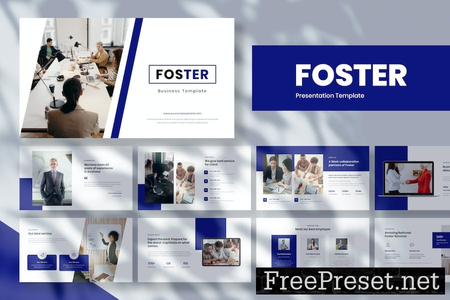 Foster - Business Presentation Google Slide Templa