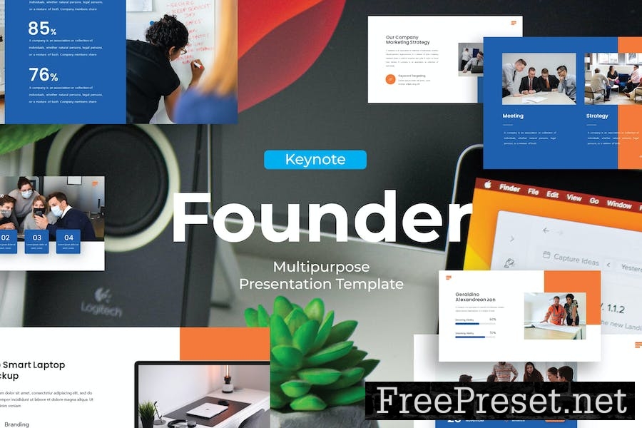 Founder - Keynote Template XK3KSU7