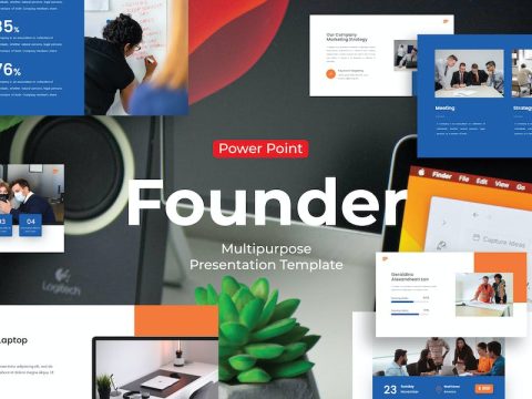 Founder - PowerPoint Template WXAHKJX