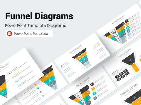 Funnel Diagrams PowerPoint Presentation Template CPTX5LF